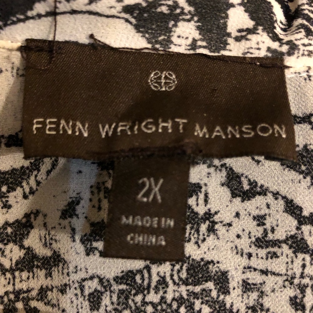 Women’s Blouse V-Neck Fenn Wright Manson - Picture 2 of 3